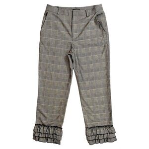 Club Monaco Ruffled Cropped Pants